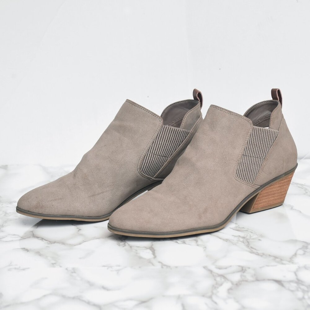 Dr. Scholl's Neptune Ankle Bootie Taupe Gray Size 8.5
